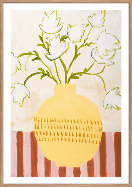 Yellow vase | Fine Art Board