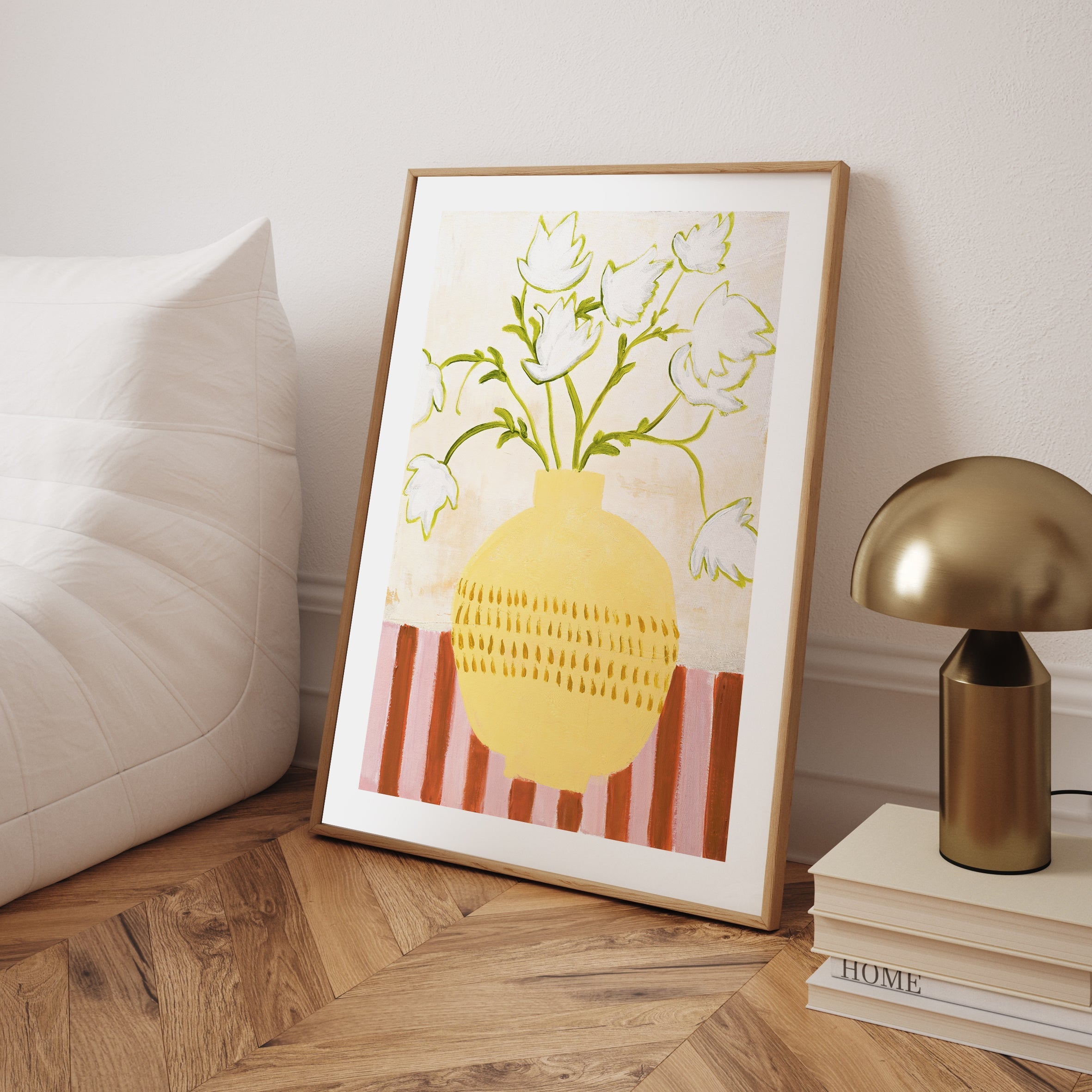 Yellow vase | Fine Art Board