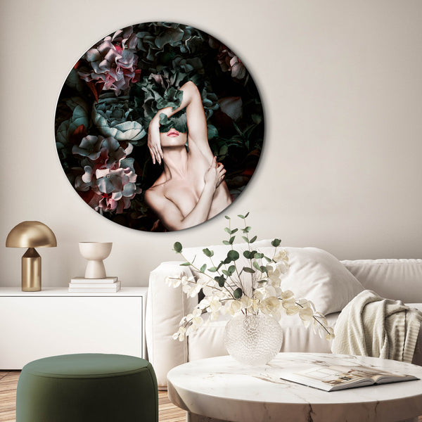 Blomster Lady 2 | Circle Art