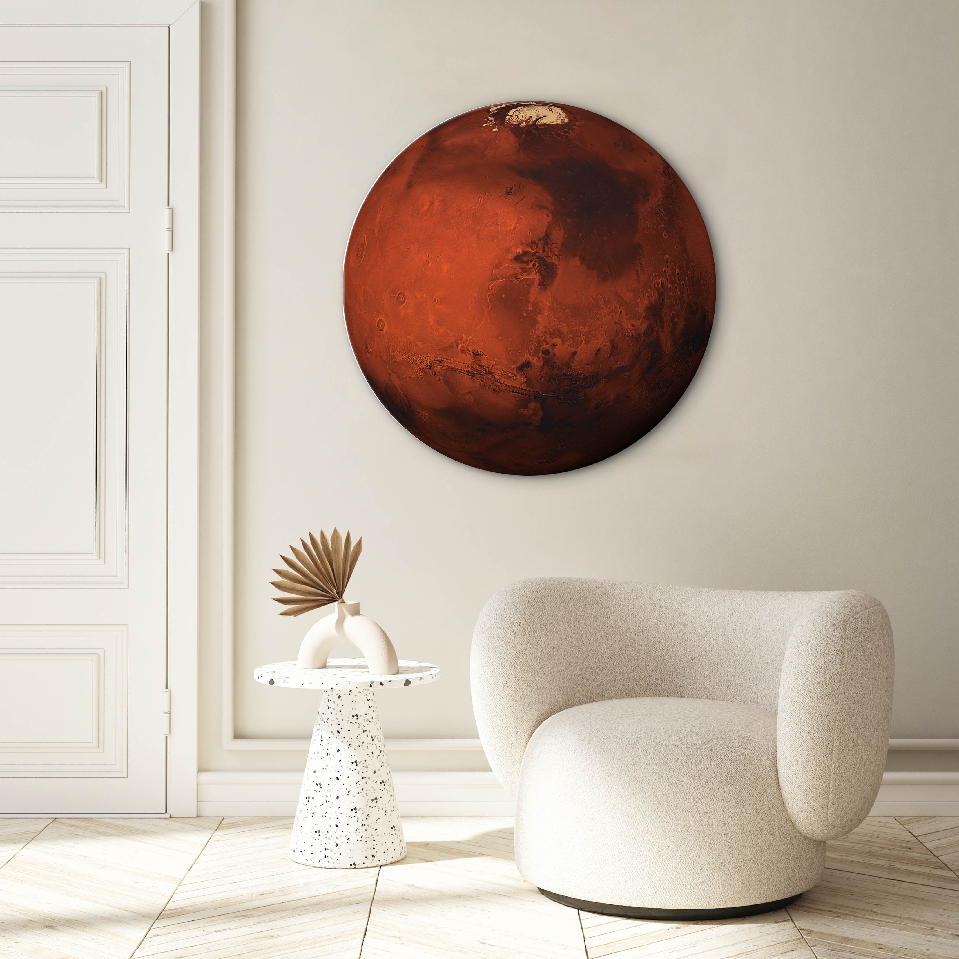 The Red Planet | Circle Art