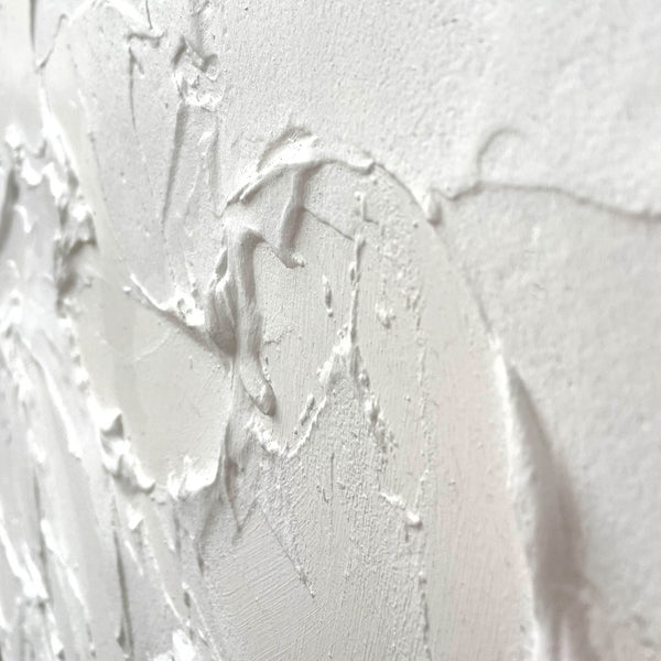 White Passion 19 | Texture painting