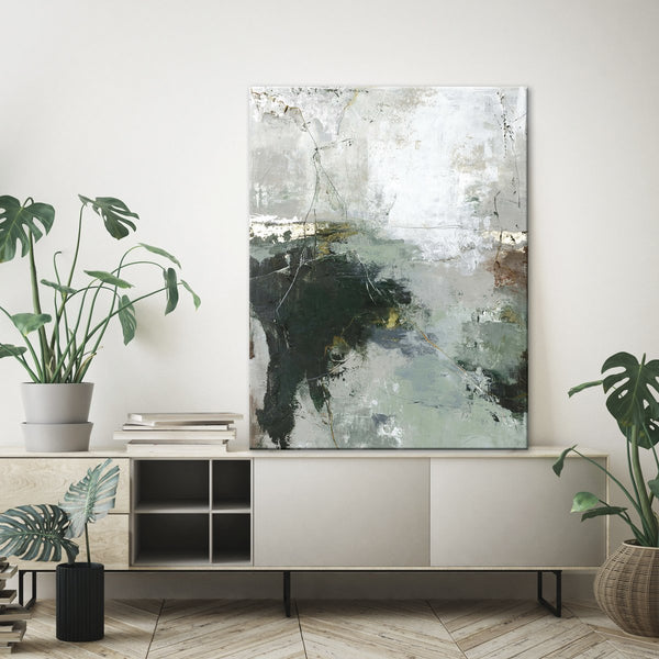 Freja / Green Gate | Handmade Painting