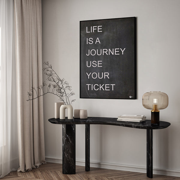 Life is a journey | Poster board