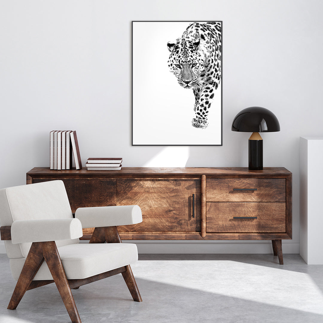 White Leopard | Poster board