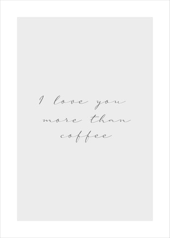 More than coffee | Poster