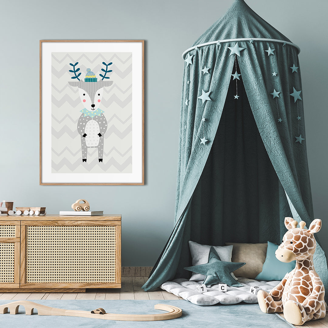 Nordic Deer | Poster board