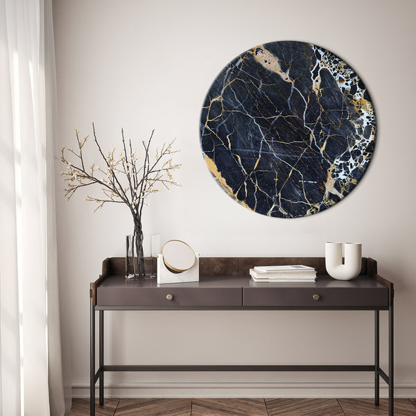 Black Marble | Circle Art