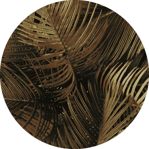 Golden Palm 2 | Circle Art