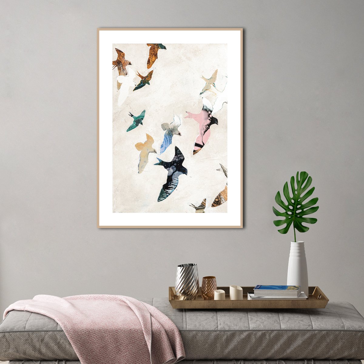 Abstracte vogels 2 | POSTER