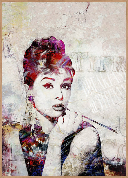 Audrey | Poster board