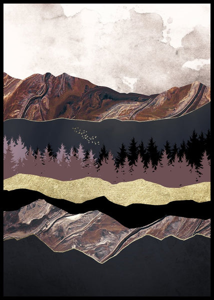 Autumn Mountains 1 | Poster board