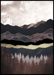 Autumn Mountains 2 | Poster board