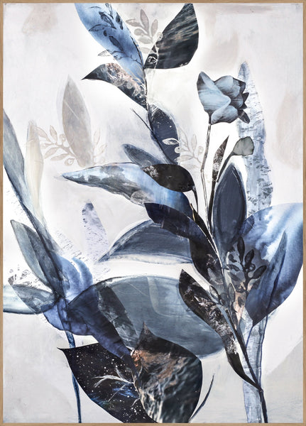 Blue Leaves | Poster board