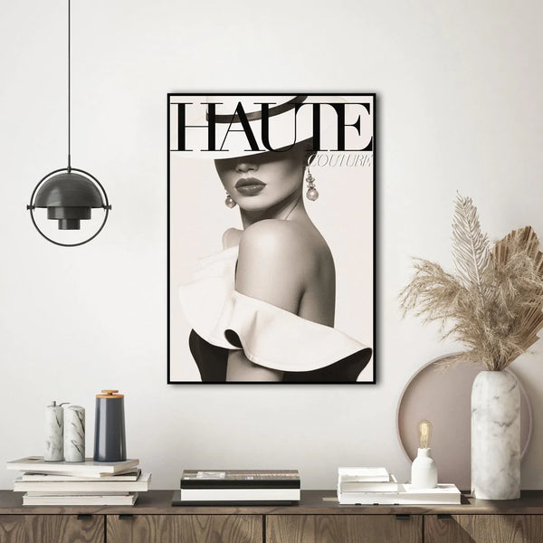 Couture 7 | 100x150 ALU -print | Zwart frame