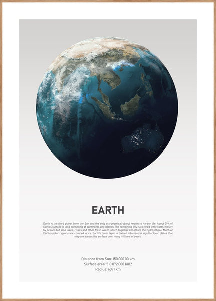 Earth Light | Poster board