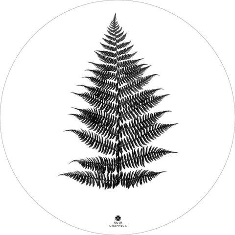 Fern Black | Circle Art