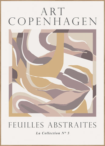 Feuilles Abstraites 2 | Plakatbræt