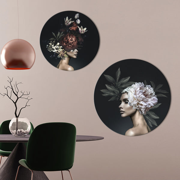 Floral Diva 2 | Circle Art