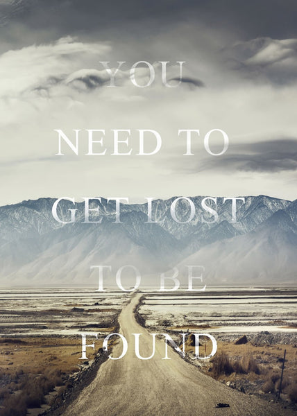 Get Lost | Poster board