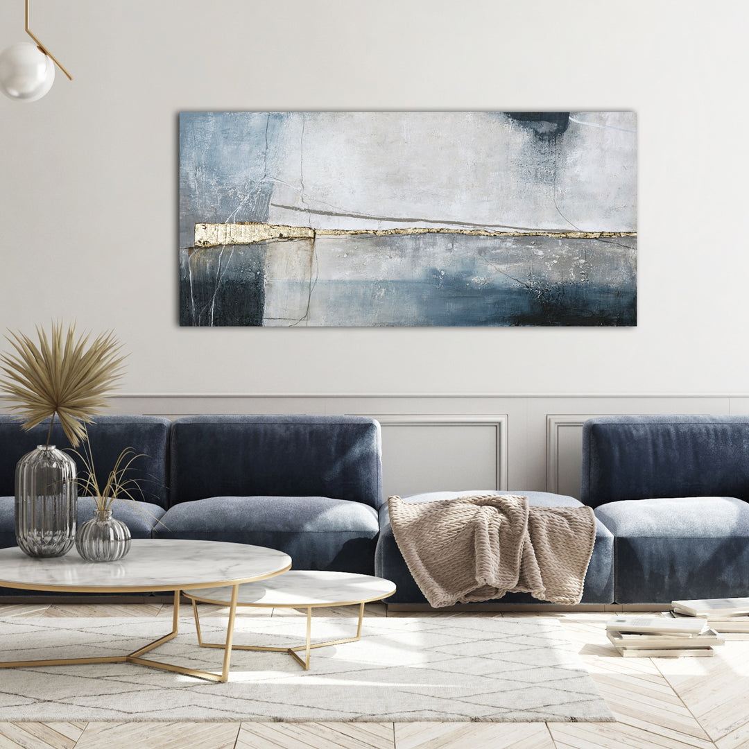 Golden Blue 3/140x70 cm | Value painting