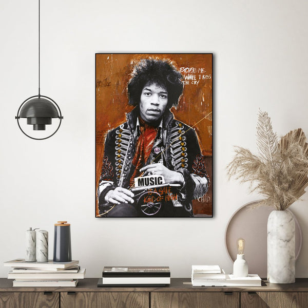 Hendrix door artiest | Poster