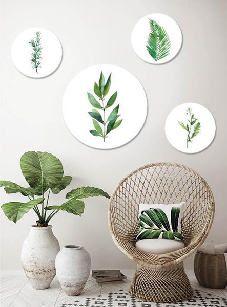 Green Plants 13 | Circle Art