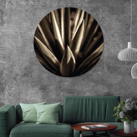 Agave Gold | Circle Art