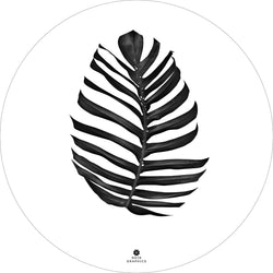 Jungle Leaf Black | CIRCLE ART