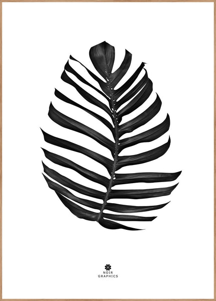 Jungle Leaf Black | Plakatbræt