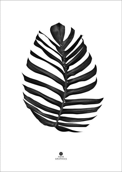 Jungle Leaf Black | PLAKAT