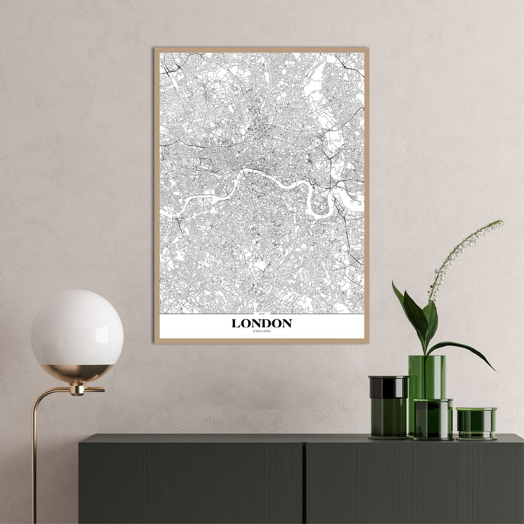 Kaart Londen | POSTER