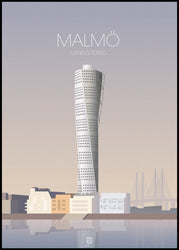 Malmö Turning Torso | Poster board