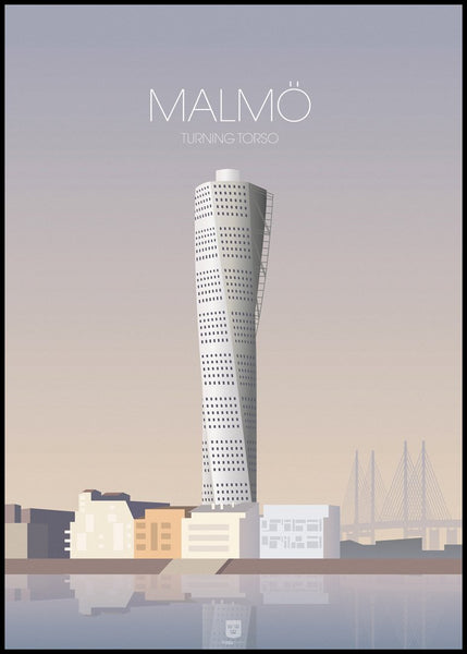 Malmö Turning Torso | Poster board