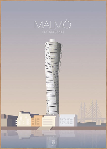 Malmö Turning Torso | Poster board