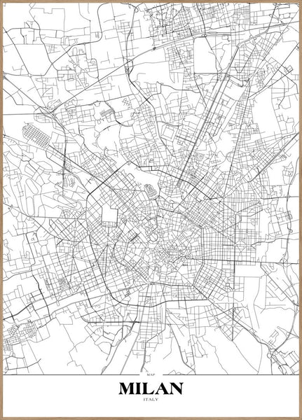 Map Milan | POSTER BOARD