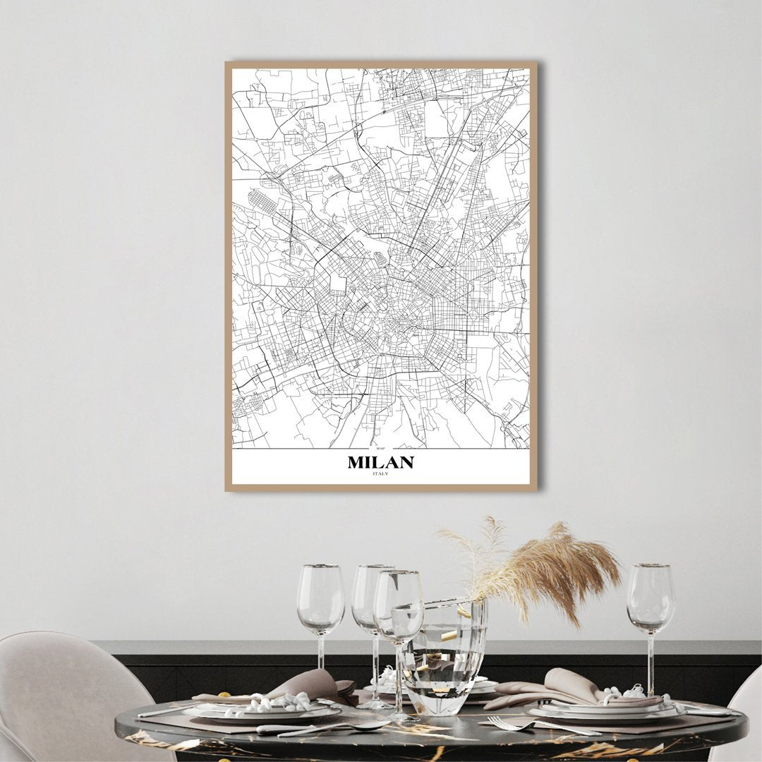 Map Milan | Poster