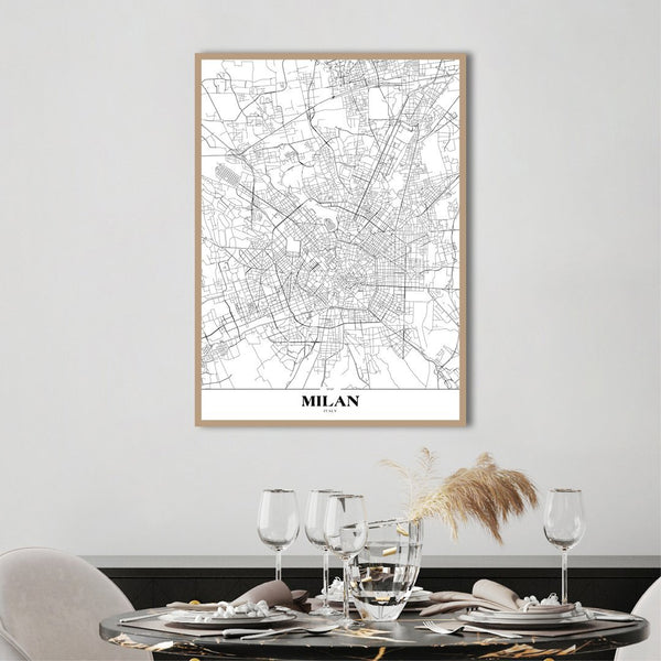 Kort Milan | PLAKAT