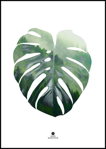 Monstera Leaf | Poster board