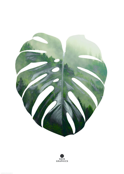 Monstera Leaf | Plakatbræt