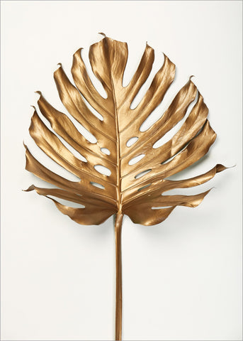 Monstera Gold Leaf | Poster