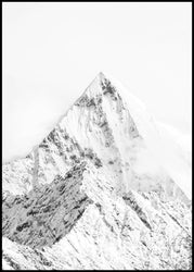 Mountain Top White | Poster board