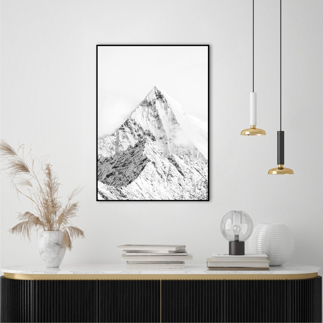 Mountain top white | POSTER BOARD