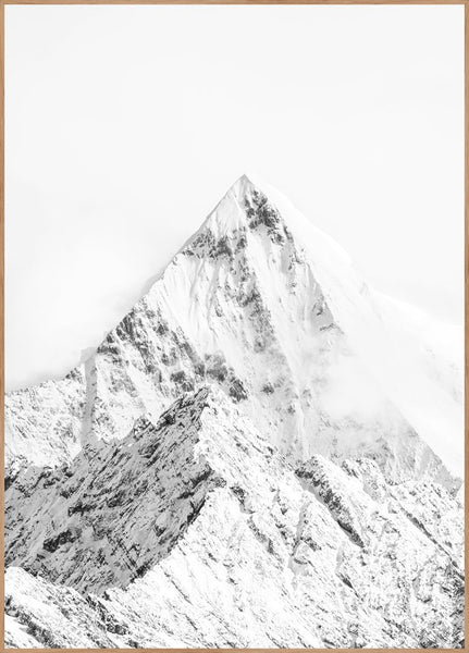 Mountain top white | POSTER BOARD