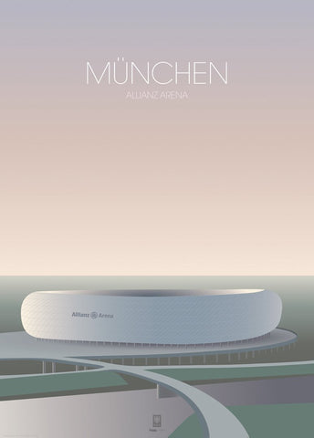 Munchen Allianz Arena | PLAKAT