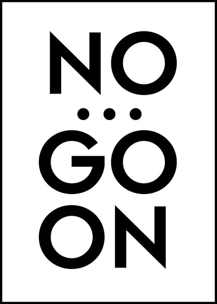 No ... go on | Poster board