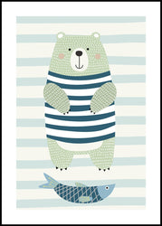 Nordic Bear | Poster board