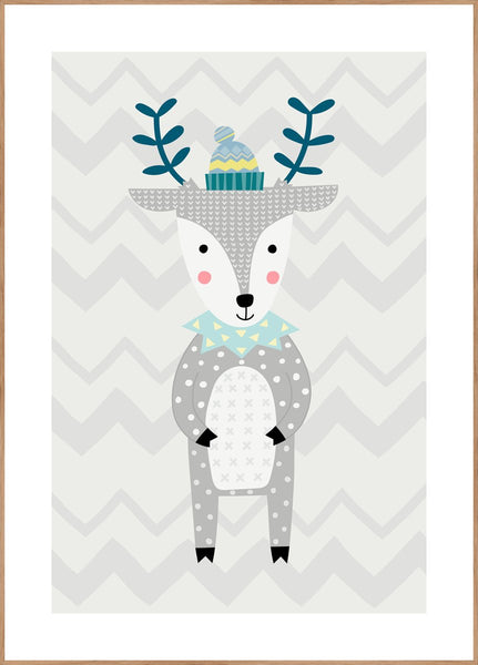 Nordic Deer | Poster board