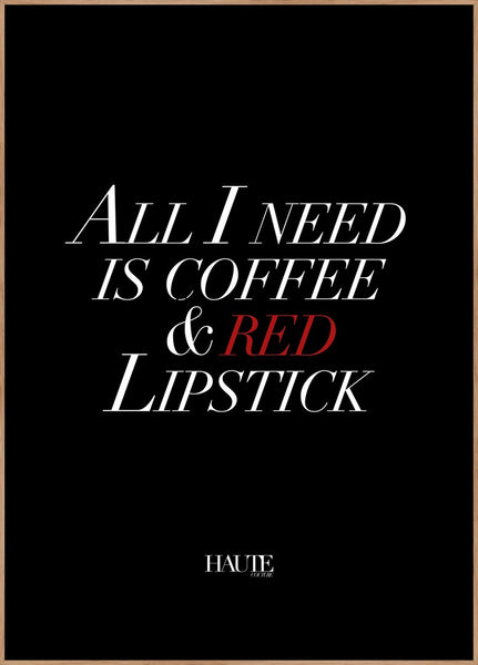 Red Lipstick | Poster board