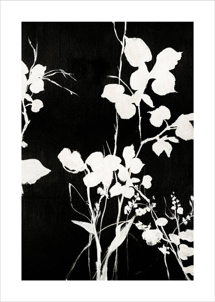 Silhouet Leaves 1 | Poster