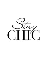 Bliv chic | PLAKAT